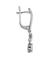 Женские Серьги_Серебро .925_ОПАЛ_Нанокристалл_3-Лазурит-Онлайн