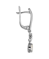 Женские Серьги_Серебро .925_ЛУННЫЙ КАМЕНЬ_Нанокристалл_3-Лазурит-Онлайн