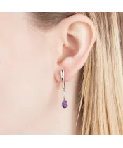 Женские Серьги_Серебро .925_АМЕТИСТ_Нанокристалл_5-Лазурит-Онлайн