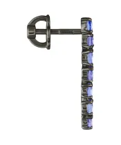 Женские Серьги_Серебро .925_ТАНЗАНИТ__3-Лазурит-Онлайн