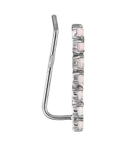 Женские Серьги_Серебро .925_КВАРЦ РОЗОВЫЙ__3-Лазурит-Онлайн