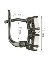 Женские Серьги_Серебро .925_ЛУННЫЙ КАМЕНЬ__4-Лазурит-Онлайн