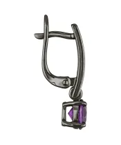 Женские Серьги_Серебро .925_АМЕТИСТ__3-Лазурит-Онлайн