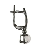 Женские Серьги_Серебро .925_ЛУННЫЙ КАМЕНЬ__3-Лазурит-Онлайн