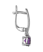 Женские Серьги_Серебро .925_АМЕТИСТ__3-Лазурит-Онлайн