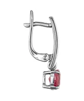 Женские Серьги_Серебро .925_РУБИН__3-Лазурит-Онлайн