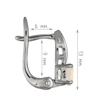 Женские Серьги_Серебро .925_ЛУННЫЙ КАМЕНЬ__4-Лазурит-Онлайн