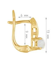 Женские Серьги_Серебро .925_ЛУННЫЙ КАМЕНЬ__4-Лазурит-Онлайн
