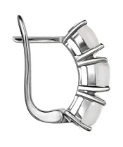 Женские Серьги_Серебро .925_ЛУННЫЙ КАМЕНЬ__3-Лазурит-Онлайн