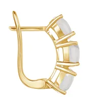 Женские Серьги_Серебро .925_ЛУННЫЙ КАМЕНЬ__3-Лазурит-Онлайн