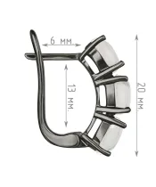 Женские Серьги_Серебро .925_ЛУННЫЙ КАМЕНЬ__4-Лазурит-Онлайн