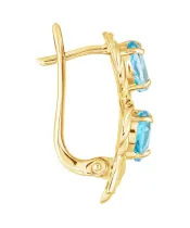 Женские Серьги_Серебро .925_ТОПАЗ__3-Лазурит-Онлайн