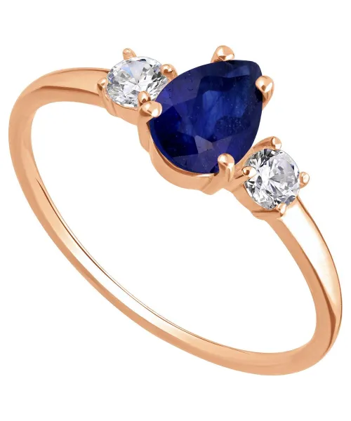 Женские Кольца_Серебро .925_САПФИР_Нанокристалл_1-Лазурит-Онлайн