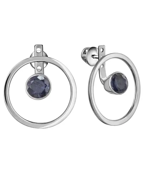 Женские Серьги_Серебро .925_САПФИР__1-Лазурит-Онлайн