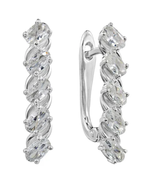 Женские Серьги_Серебро .925__Нанокристалл_1-Лазурит-Онлайн