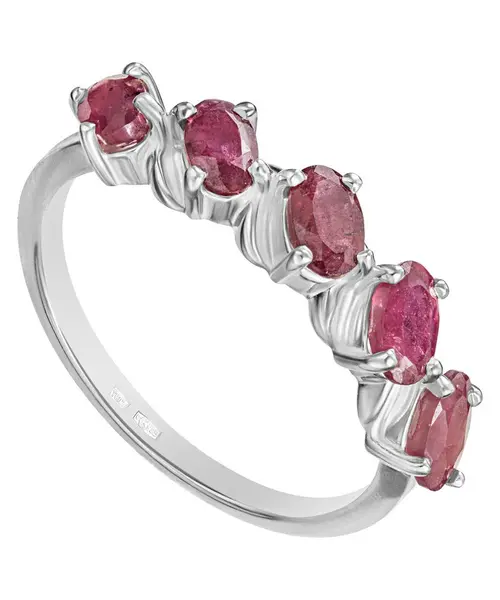 Женские Кольца_Серебро .925_РУБИН__1-Лазурит-Онлайн