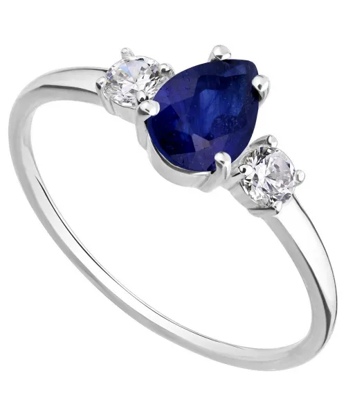 Женские Кольца_Серебро .925_САПФИР_Нанокристалл_1-Лазурит-Онлайн