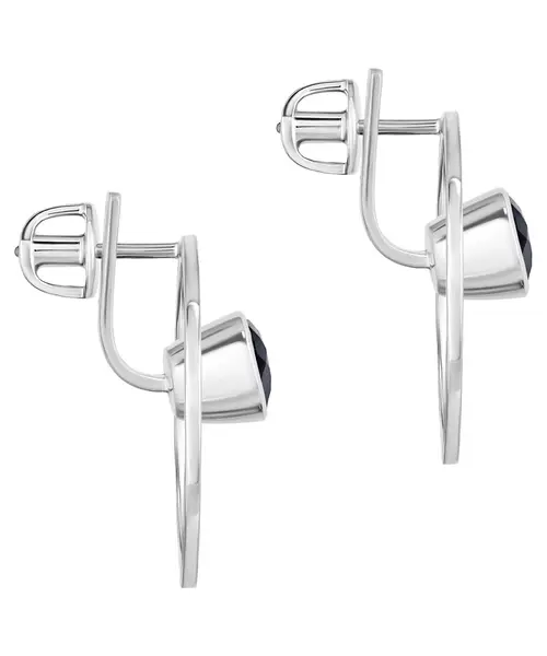 Женские Серьги_Серебро .925_САПФИР__2-Лазурит-Онлайн