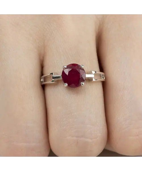 Женские Кольца_Серебро .925_РУБИН__6-Лазурит-Онлайн