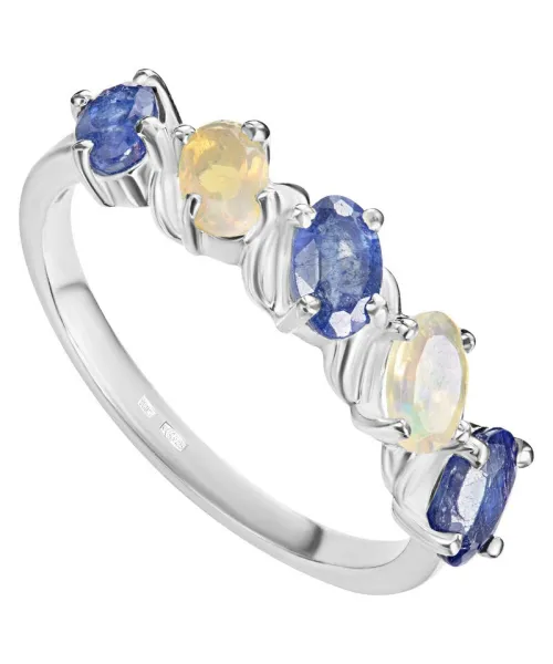 Женские Кольца_Серебро .925_ОПАЛ__1-Лазурит-Онлайн