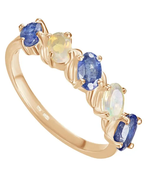 Женские Кольца_Серебро .925_ОПАЛ__1-Лазурит-Онлайн