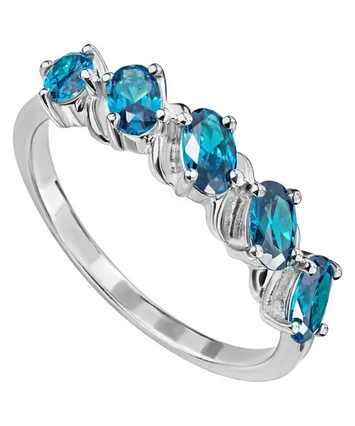 Женские Кольца_Серебро .925__Нанокристалл_1-Лазурит-Онлайн