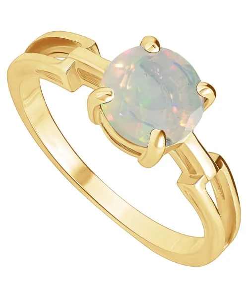 Женские Кольца_Серебро .925_ОПАЛ__1-Лазурит-Онлайн