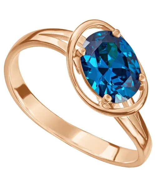 Женские Кольца_Серебро .925__Нанокристалл_1-Лазурит-Онлайн