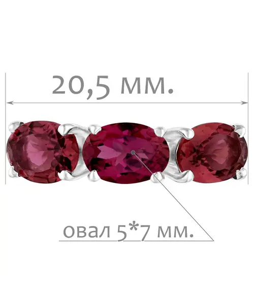 Женские Кольца_Серебро .925_ТУРМАЛИН__2-Лазурит-Онлайн