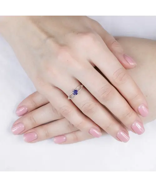 Женские Кольца_Серебро .925_САПФИР__5-Лазурит-Онлайн