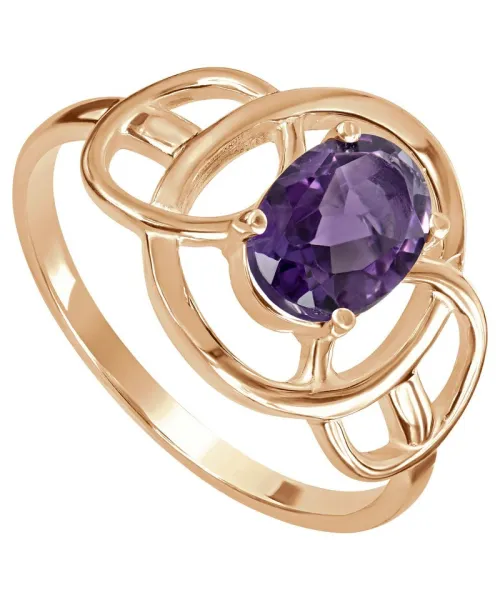 Женские Кольца_Серебро .925_АМЕТИСТ__1-Лазурит-Онлайн