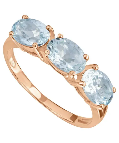 Женские Кольца_Серебро .925_АКВАМАРИН__1-Лазурит-Онлайн