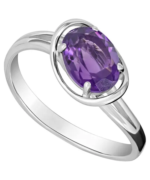 Женские Кольца_Серебро .925_АМЕТИСТ__1-Лазурит-Онлайн