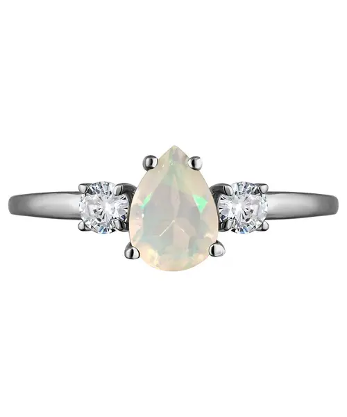 Женские Кольца_Серебро .925_ОПАЛ_Нанокристалл_3-Лазурит-Онлайн