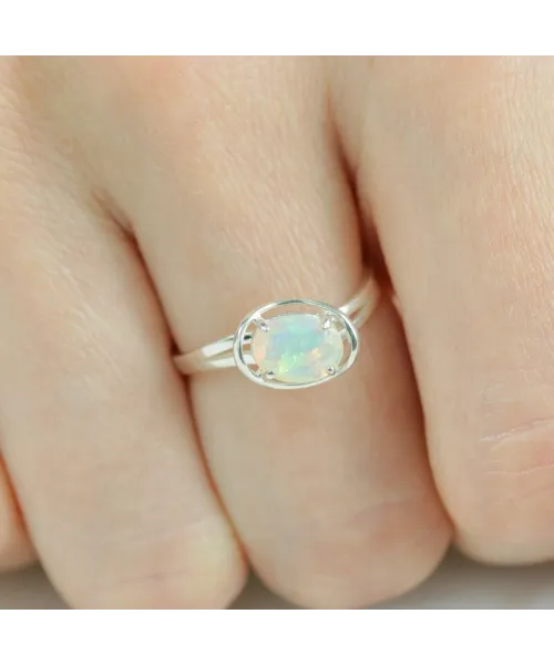 Женские Кольца_Серебро .925_ОПАЛ__6-Лазурит-Онлайн