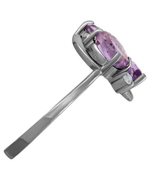 Женские Кольца_Серебро .925_АМЕТИСТ_Нанокристалл_4-Лазурит-Онлайн