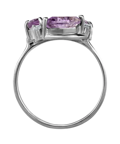 Женские Кольца_Серебро .925_АМЕТИСТ_Нанокристалл_3-Лазурит-Онлайн