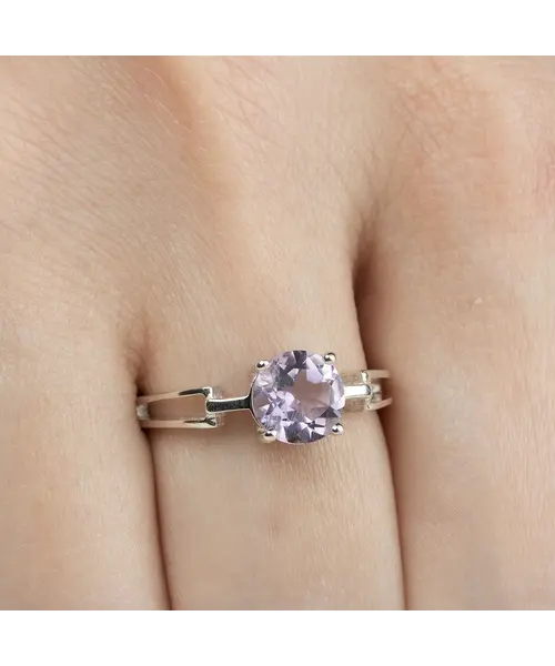 Женские Кольца_Серебро .925_АМЕТИСТ__6-Лазурит-Онлайн