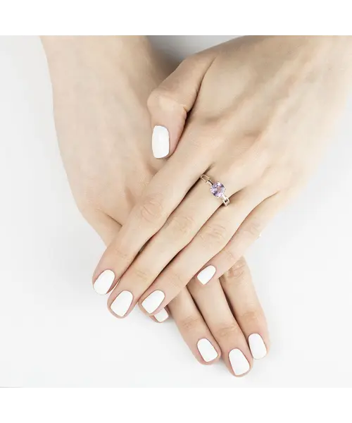 Женские Кольца_Серебро .925_АМЕТИСТ__7-Лазурит-Онлайн