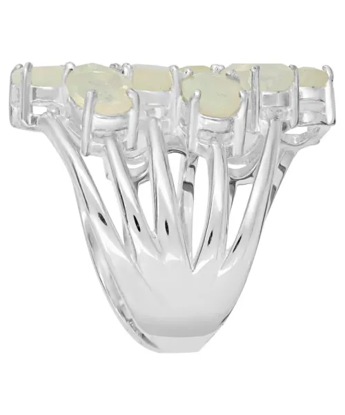 Женские Кольца_Серебро .925_ОПАЛ__3-Лазурит-Онлайн