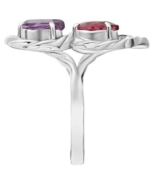 Женские Кольца_Серебро .925_АМЕТИСТ__3-Лазурит-Онлайн