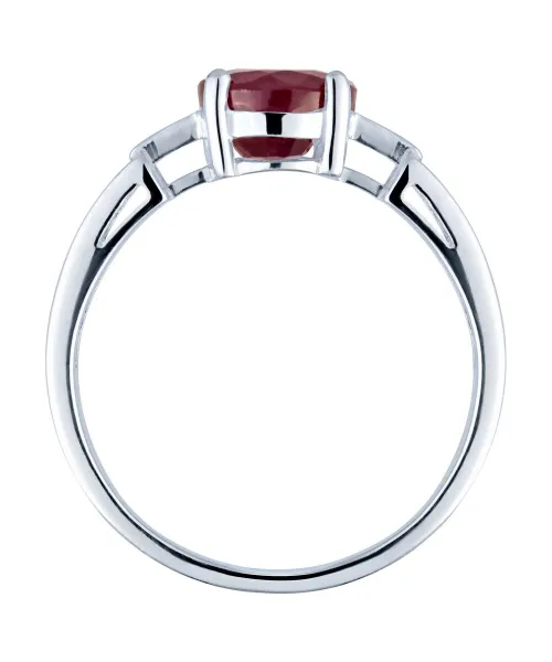 Женские Кольца_Серебро .925_РУБИН__4-Лазурит-Онлайн