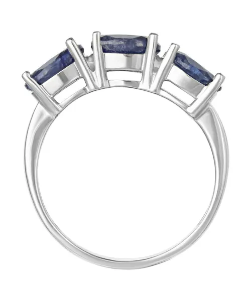 Женские Кольца_Серебро .925_САПФИР__3-Лазурит-Онлайн