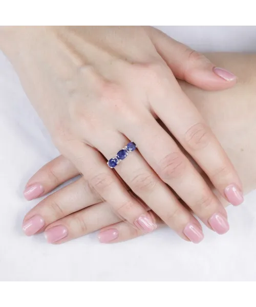 Женские Кольца_Серебро .925_САПФИР__5-Лазурит-Онлайн