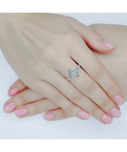 Женские Кольца_Серебро .925_ТОПАЗ__5-Лазурит-Онлайн