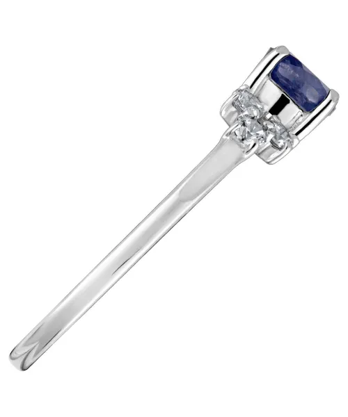 Женские Кольца_Серебро .925_САПФИР_Нанокристалл_5-Лазурит-Онлайн