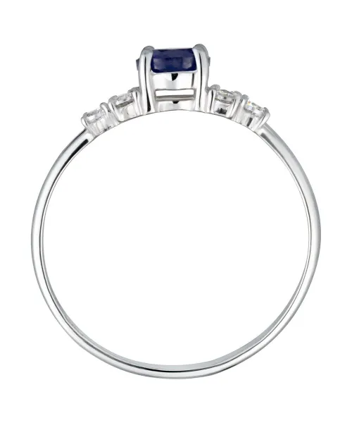 Женские Кольца_Серебро .925_САПФИР_Нанокристалл_4-Лазурит-Онлайн