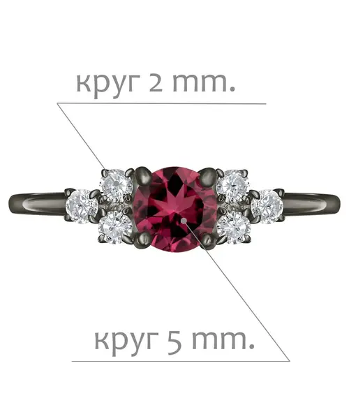 Женские Кольца_Серебро .925_ТУРМАЛИН_Нанокристалл_2-Лазурит-Онлайн