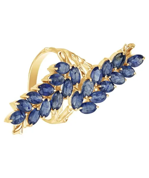 Женские Кольца_Серебро .925_САПФИР__1-Лазурит-Онлайн