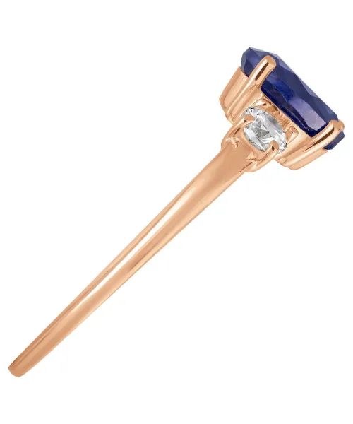 Женские Кольца_Серебро .925_САПФИР_Нанокристалл_5-Лазурит-Онлайн